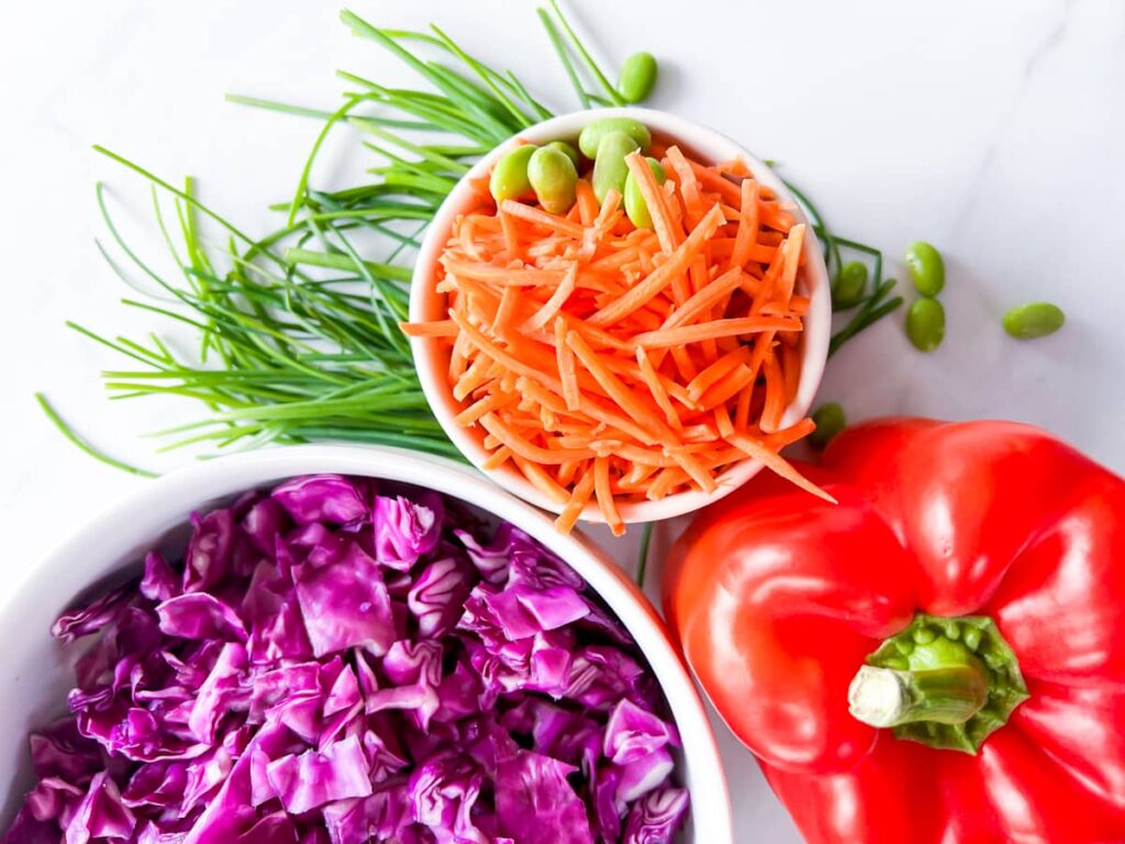Thai salad ingredients