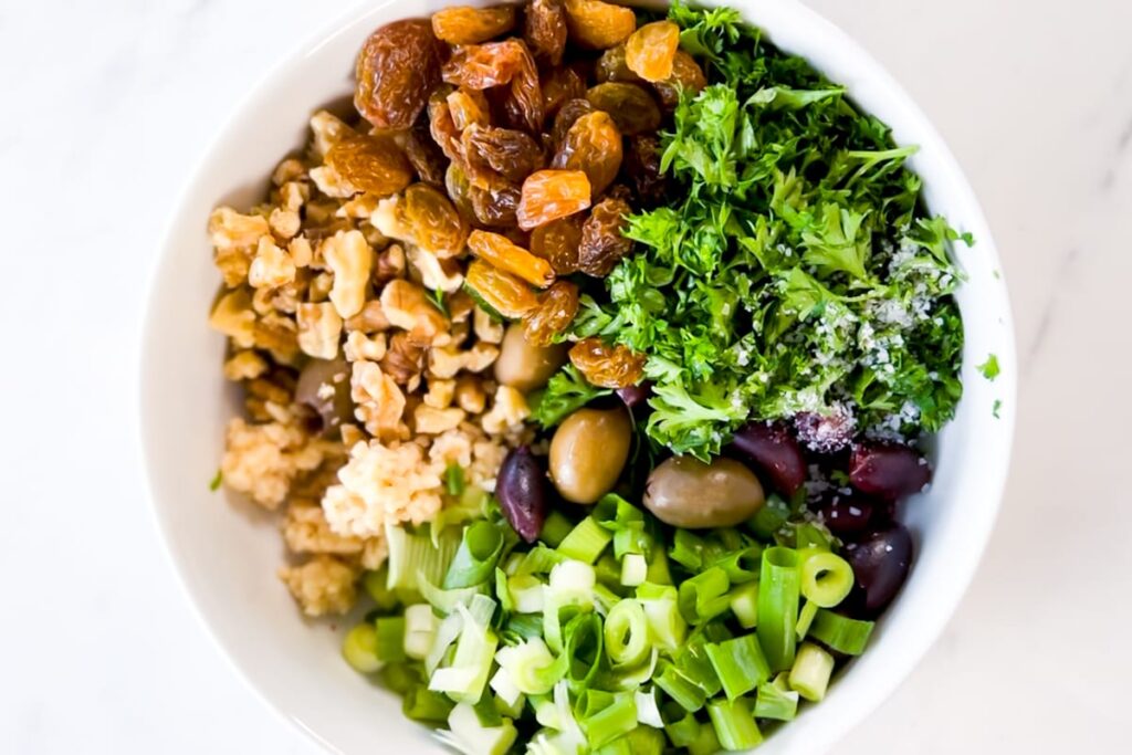 Ingredients in a bowl.