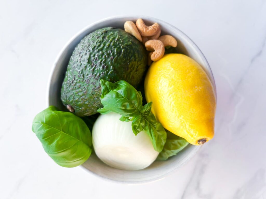 Pesto ingredients