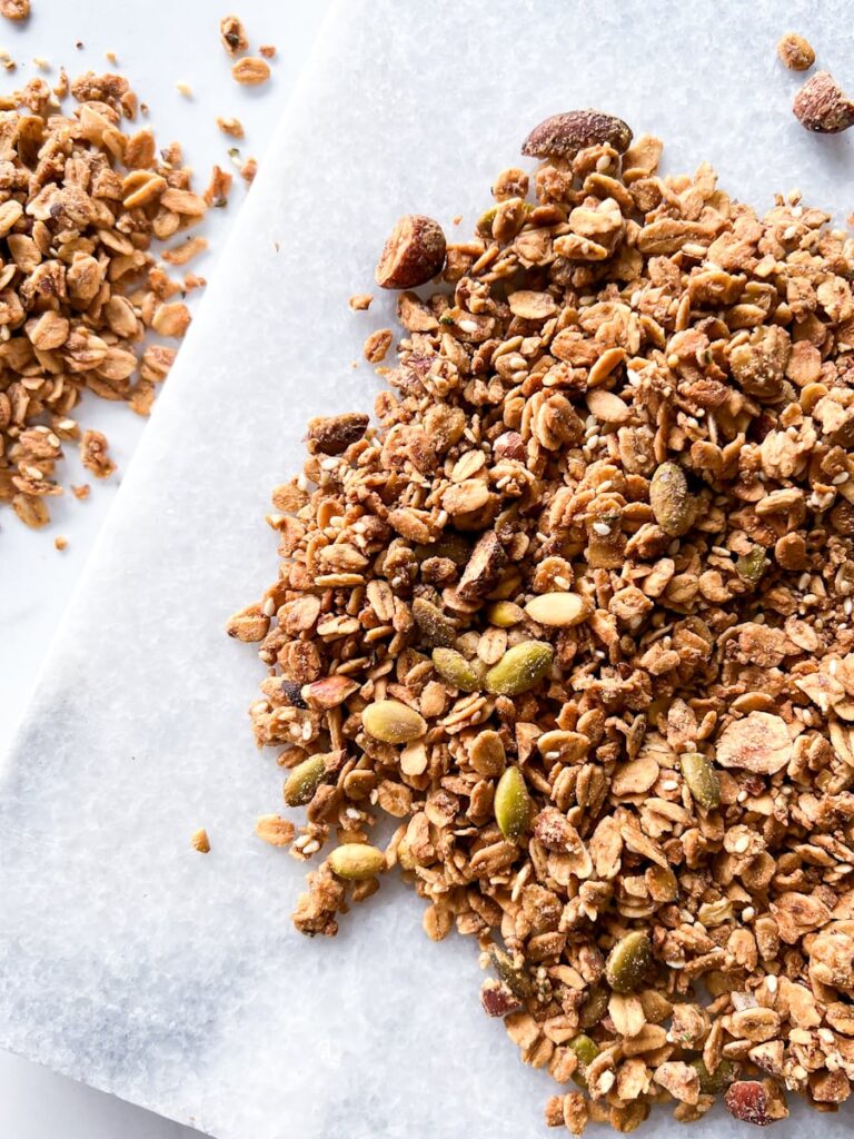 Sweet hazelnut granola