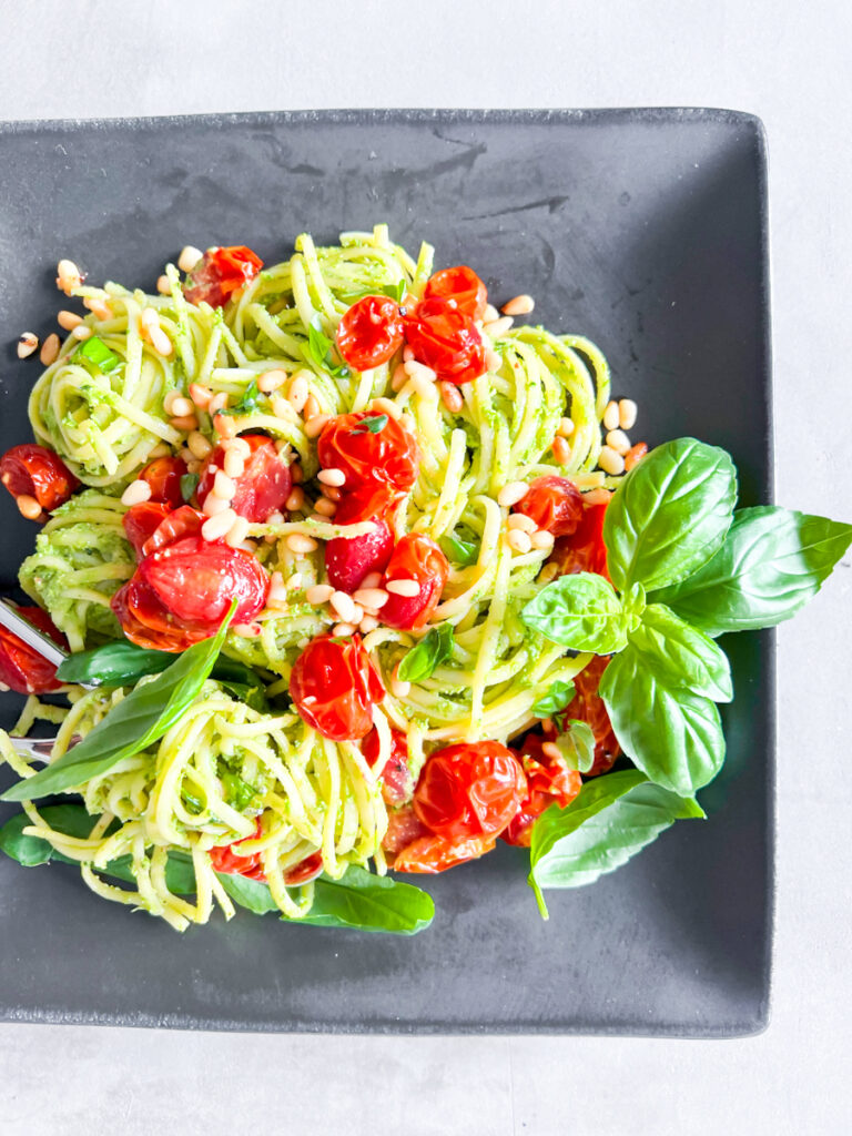 Pasta al Pesto.