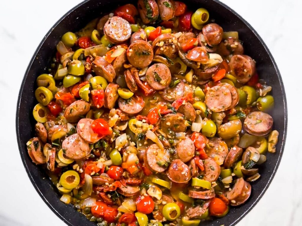 Sun Dried Tomato Pasta.