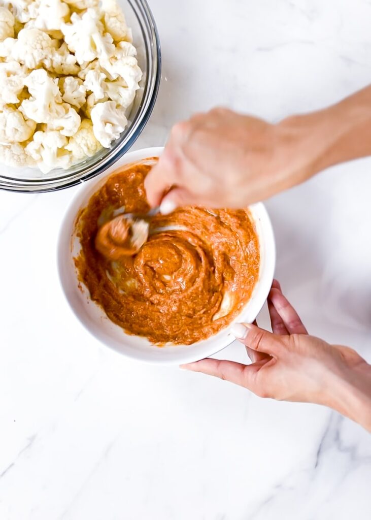 Buffalo batter for cauliflower wings.