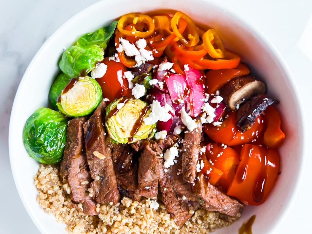Steak bowls.