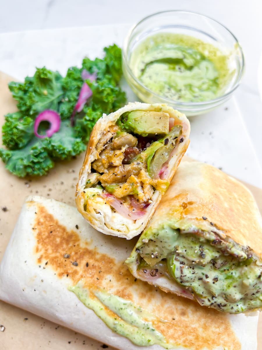 Buffalo crunch wrap.
