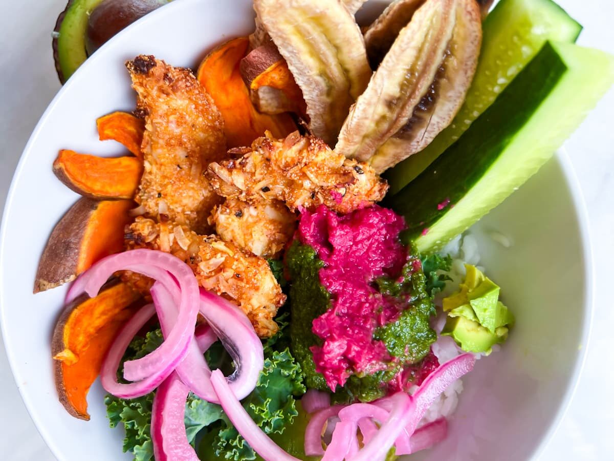 Rainbow bowl,