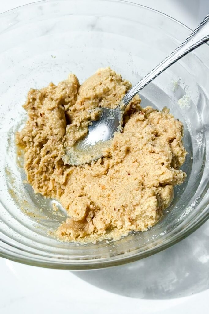 Instructions for Refined Sugar Free Ice cream cake crust.