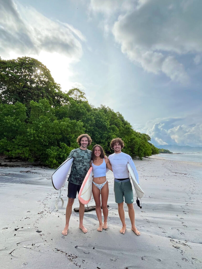Surfing in Santa Teresa