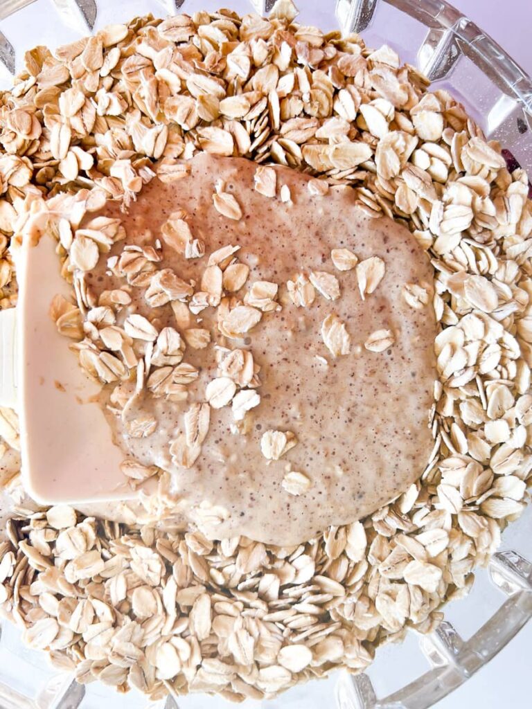 Oat mixture Batter.