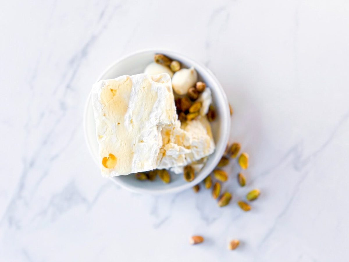Whipped feta ingredients.