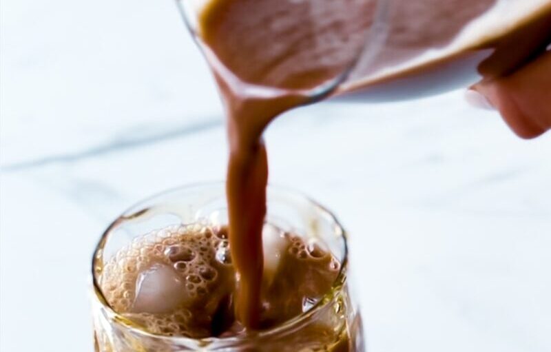 Iced mocha.
