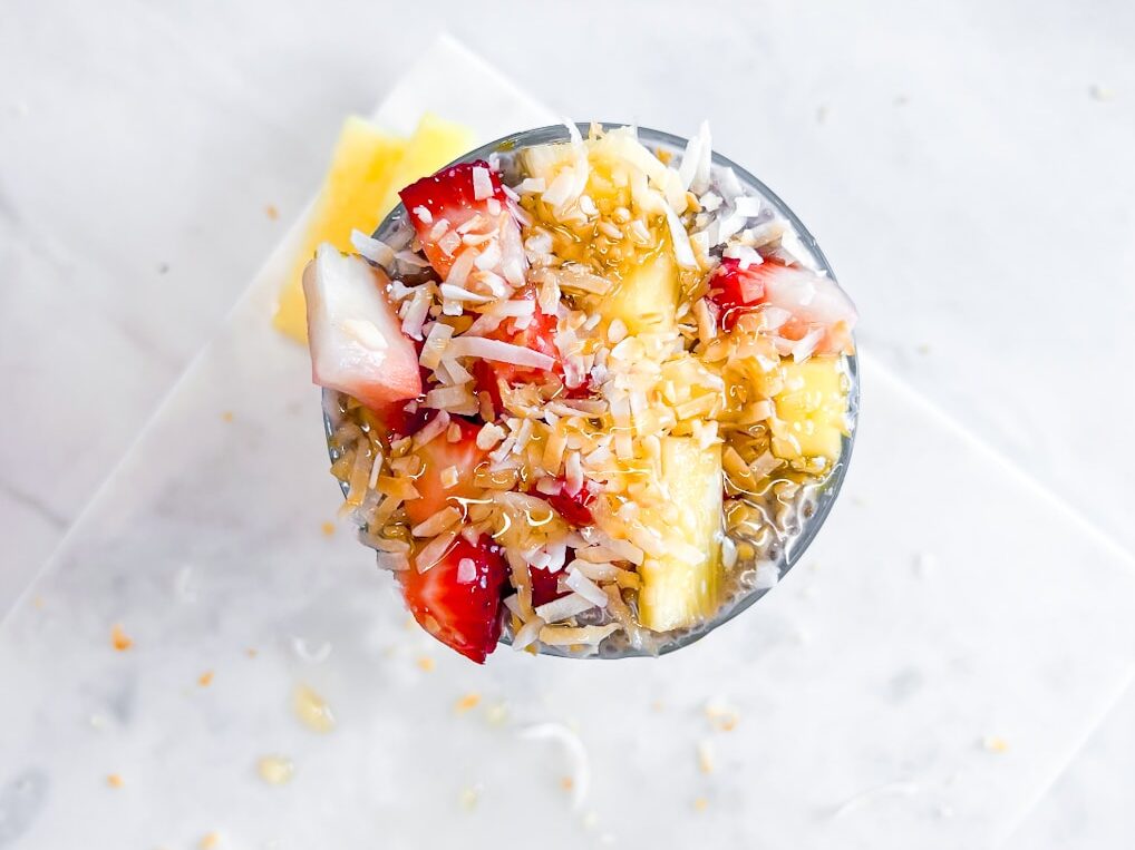 Pineapple coconut chia.